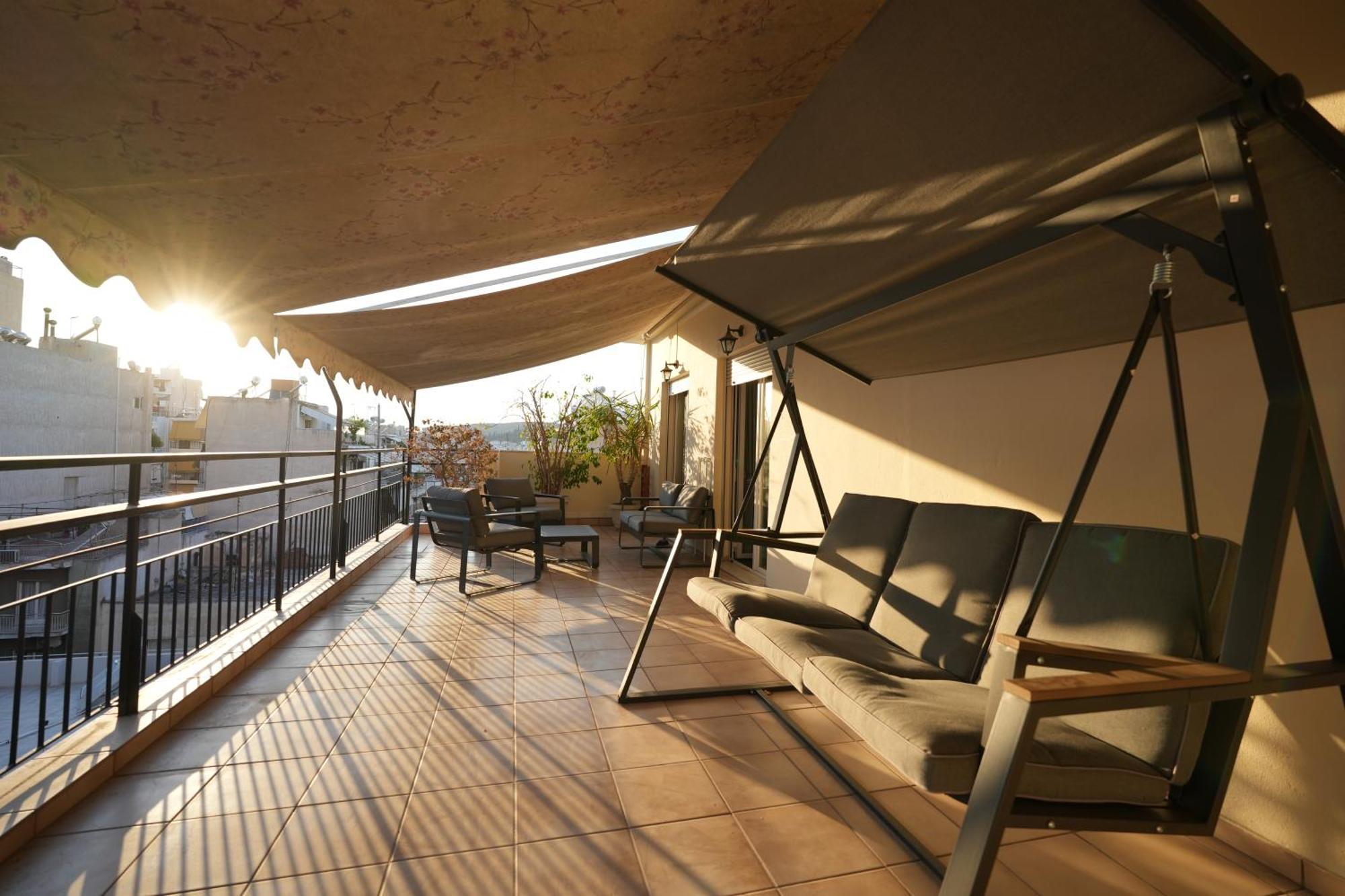 Modern Athenian Penthouse Apartment Luaran gambar